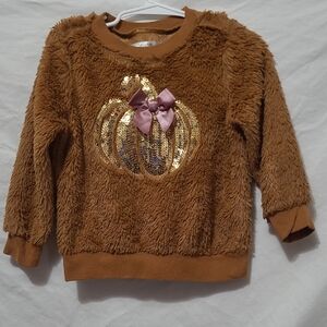 Tahari Toddler Girl's Size 3T Pumpkin Sweater